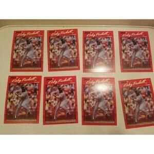 Kirby Puckett 1990 Donruss #269 - ERROR no dot after INC - Lot of 8 - HOF Twins